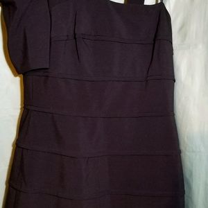Black Halo Dark Purple Dress